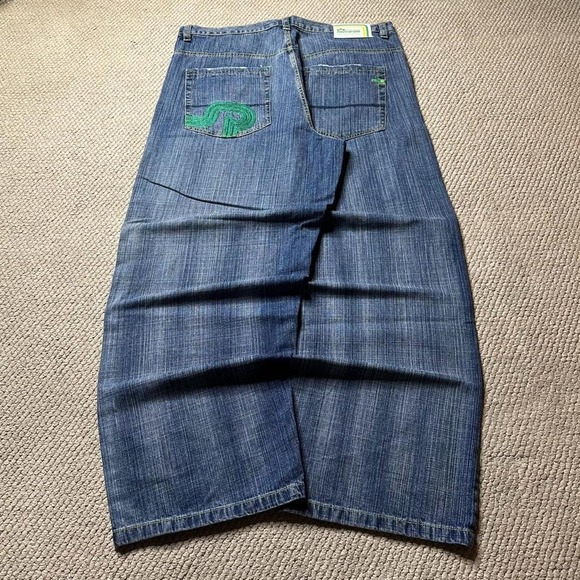 Southpole Other - Y2K Vintage 2000s Baggy skater Grunge Southpole Green tab embroidered Jeans